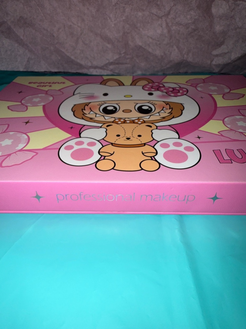 Pink Hello Kitty Labubu Style Makeup Palette - Picture 2 of 6
